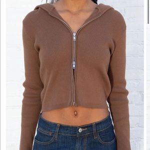 Brandy Melville Brown Arden Hoodie
